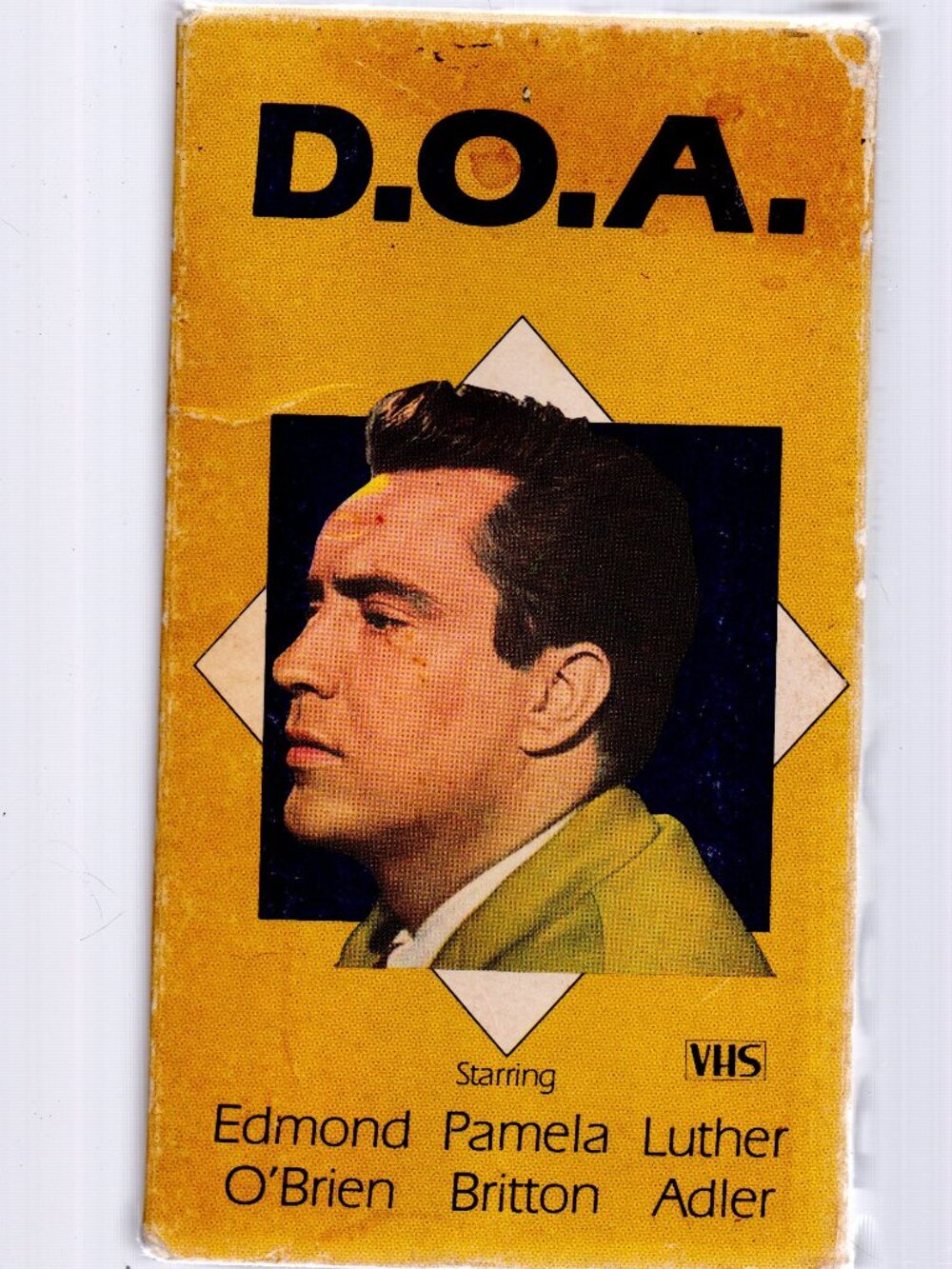 VINTAGE Film Noir VHS Cassette - D.O.A